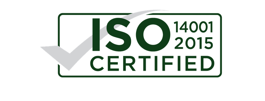 ISO 14001:2015 certified